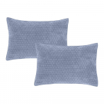 Padjakatted 2tk komplektis 50x75 cm Attica Velvet Embroidered - Bianca