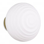 Valge metallist LED-seinalamp USB-ga &oslash; 15,5 cm Earl - Reality