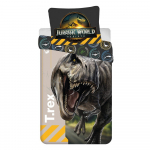 Puuvillane laste voodipesu 140x200 cm Jurassic World "T-Rex" - Jerry Fabrics
