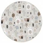 Pestav laste m&auml;nguvaip &oslash;150 cm Forest Friends - Mila Home