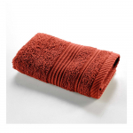 Frotee puuvillane r&auml;tik telliskivi v&auml;rvi 30x50 cm Tendresse - douceur d'int&eacute;rieur