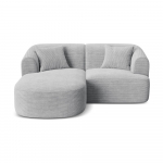 Helehall velvetist nurgadiivan (vasak nurk) Campi - Cosmopolitan Design