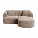 Helepruun sametist nurgadiivan (parem nurk) Campi - Cosmopolitan Design