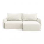 Kreem sametist panipaigaga nurgadiivanvoodi (parem nurk) Kalena - Makamii