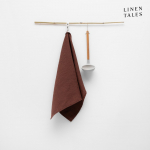Linane r&auml;tik 45x65 cm Chocolate - Linen Tales