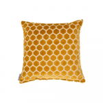 Kollane padi t&auml;idisega , 45 x 45 cm Monty - Zuiver