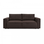 Tumepruun velvetist diivanvoodi 245 cm Nihad - Bobochic Paris