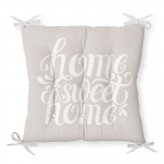 Puuvillasegust istmepadi Home Sweet Home, 36 x 36 cm - Minimalist Cushion Covers