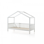 Valgest m&auml;nnipuidust lastevoodi , 90 x 200 cm Dallas - Vipack