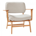 Tammepuust struktuuriga hall tugitool Haze - H&uuml;bsch