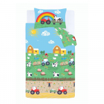 Laste voodipesu kaheinimesevoodile 200x200 cm Farmyard Animals - Catherine Lansfield