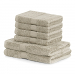 2 beeži vannir&auml;tiku ja 4 r&auml;tiku komplekt Bamby Beige - DecoKing