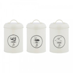 Terasest purgid kohvi/lahtise tee jaoks 3 tk komplektis &ndash; Esschert Design