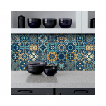 9 dekoratiivse seinakleebise komplekt, 15 x 15 cm Dizier - Ambiance