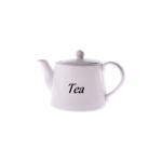 Valge keraamiline teekann, 1000 ml - Dakls