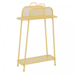 Kollane metallist riiul r&otilde;dule , k&otilde;rgus 105,5 cm MWH - Garden Pleasure