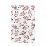 J&otilde;ulumotiiviga riidest lauamatid, 2tk 45x35 cm Rowan Berries - Butter Kings