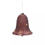 Bordoopunane kerge kaunistus &oslash; 9 cm Luna - Sirius