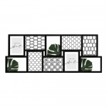 Must plastmassist seinaraam 75x30 cm