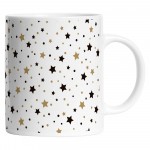 Valge keraamiline j&otilde;ulumotiiviga kruus 330 ml - Butter Kings