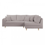 Hall velvetist nurgadiivan (parem nurk) Ariella - Ropez