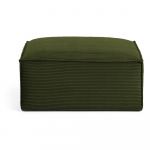 Roheline velvetist jalatugi Blok - Kave Home