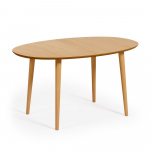 Tammedekooriga kokkupandav s&ouml;&ouml;gilaud 90x140 cm Oqui - Kave Home