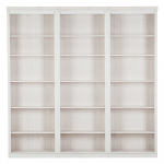 Valge m&auml;nnipuidust raamaturiiul 222x223 cm Anita - St&oslash;raa