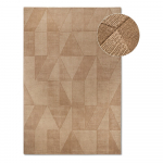 Beež k&auml;sitsi kootud villane vaip 120x170 cm Ursule - Villeroy&Boch