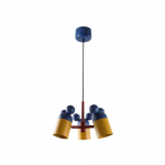 Sinine rippvalgusti metallist varjuga Mouse II - GTV