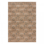 K&auml;sitsi kootud džuudist vaip 200x290 cm Ariana Jute Floral - Flair Rugs