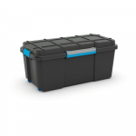 Must plastikust kaanega hoiukast 78x39,5x35 cm Scuba - KIS