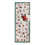 Roheline j&otilde;ulumotiividega koridorivaip 80x200 cm Green Christmas - Villeroy&Boch
