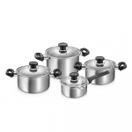 Roostevabast terasest kaanega potid induktsioonpliidile 4tk komplektis 4l Brava - Tescoma