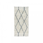 Kreem pestav k&auml;sitsi kootud villane vaip 80x140 cm Berber Soul - Lorena Canals