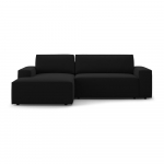 Must sametist lahtik&auml;iv nurgadiivan (vasak nurk) Jodie &ndash; Micadoni