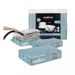 Vaakumplastist hoiukastid voodi alla 3 tk komplektis 65x45x15,5 cm Blue Edition - Compactor