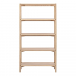 Tammespoonist raamaturiiul 86x160x30 cm Braidwood - Actona