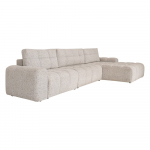 Beež modulaarne nurgadiivanvoodi koos panipaigaga (parem nurk) Lulu &ndash; Miuform