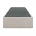 Beež polsterdatud &uuml;heinimesevoodi koos panipaigaga 90x190 cm Matters - Kave Home