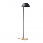 Must p&otilde;randavalgusti metallist varjuga (k&otilde;rgus 150 cm) Catlar - Kave Home