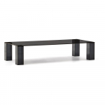 Tumehall klaasist diivanilaud 60x140 cm Adularia - Kave Home