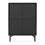 Must tammespoonist kapp 104,5x144x40 cm Lenon - Kave Home