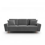 Helehall sametist panipaigaga diivanvoodi 235 cm Kyoto - Cosmopolitan Design