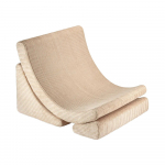 Helepruun velvetist laste kott-tool Moon - Wigiwama