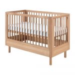 Tammepuidust reguleeritava k&otilde;rgusega v&otilde;revoodi 60x120 cm Forrest - Vipack