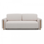 Beež-kreem muudetav/koos panipaigaga boucl&eacute;‑tekstiilist diivan, 244 cm Arcadova &ndash; ELTAP