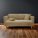 Pruun 3-kohalise diivani kate Sacha - douceur d'int&eacute;rieur