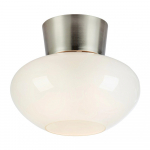 Valge/h&otilde;bedane laevalgusti klaasist varjuga Malaga - Marksl&ouml;jd