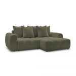 Khaki v&auml;rvi bukleekangast panipaigaga nurgadiivanvoodi (parem nurk) Roxelane - Bobochic Paris